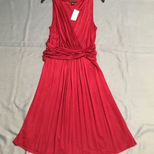 BEAUTIFUL BURGUNDY/ MAROON BR DRESS NWT!